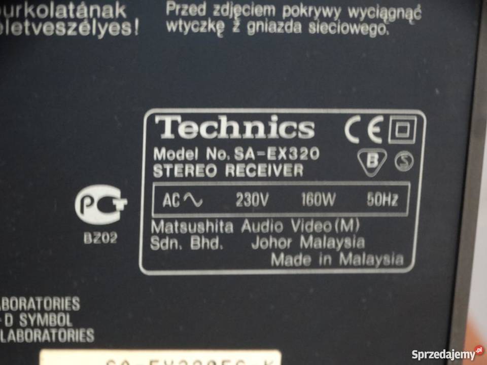 Amplituner z CD Technics SAGX320 pilot Jasło sprzedam