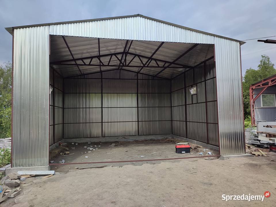 Garaż blaszany 6x6 Magazyn Rolny Garaże Blaszane Tychy