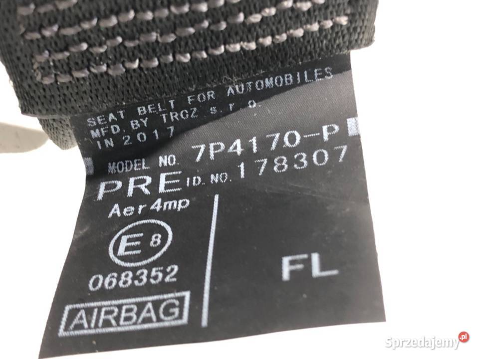 PAS BEZPIECZEŃSTWA LEWY PRZÓD TOYOTA AURIS II