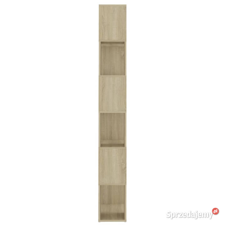 Regał na książkiprzegroda dąb sonoma 60x24x186 mazowieckie Warszawa