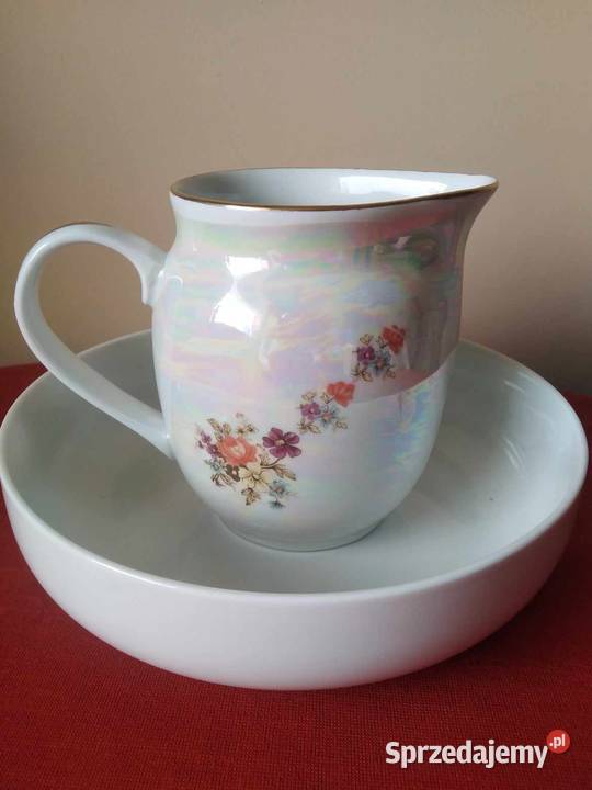 Misa z dzbankiem błękit Wawel Porcelana i szkło