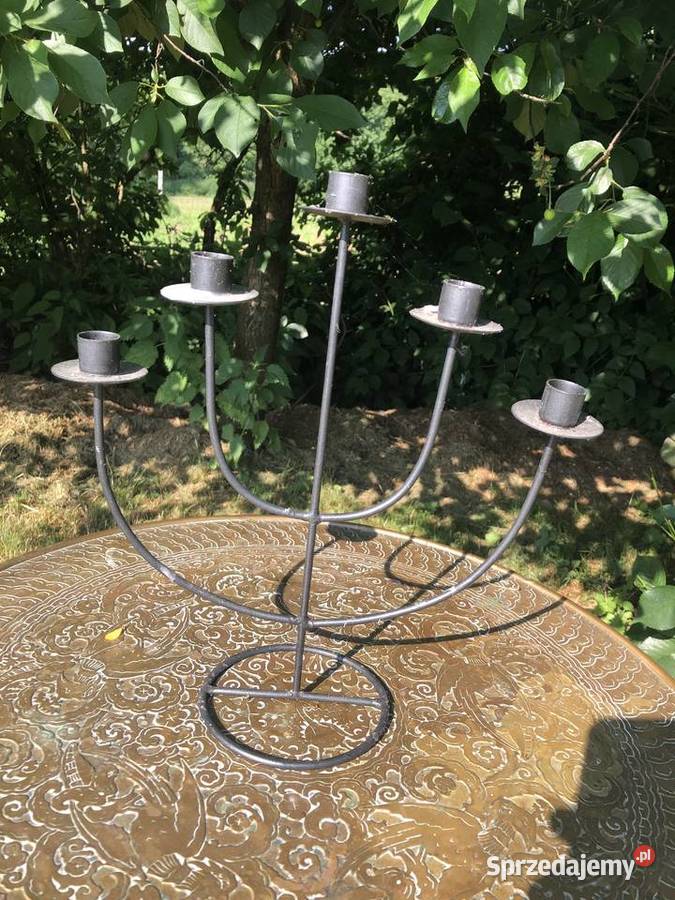 antyki świeczniki Obory