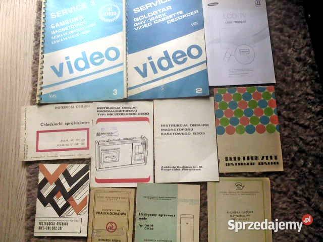 Instrukcje obsługi i schematy z PRL Pozostałe Zakopane