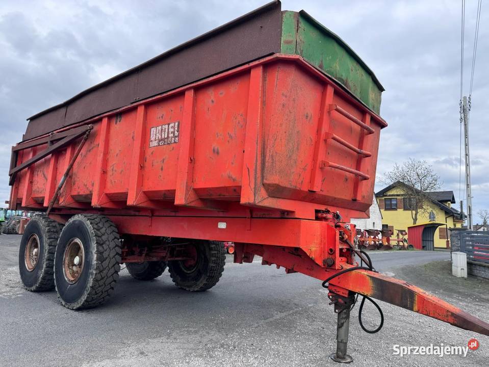 Przyczepa skorupowa budowlana 12 14 16 ton nieuszkodzony Włocławek