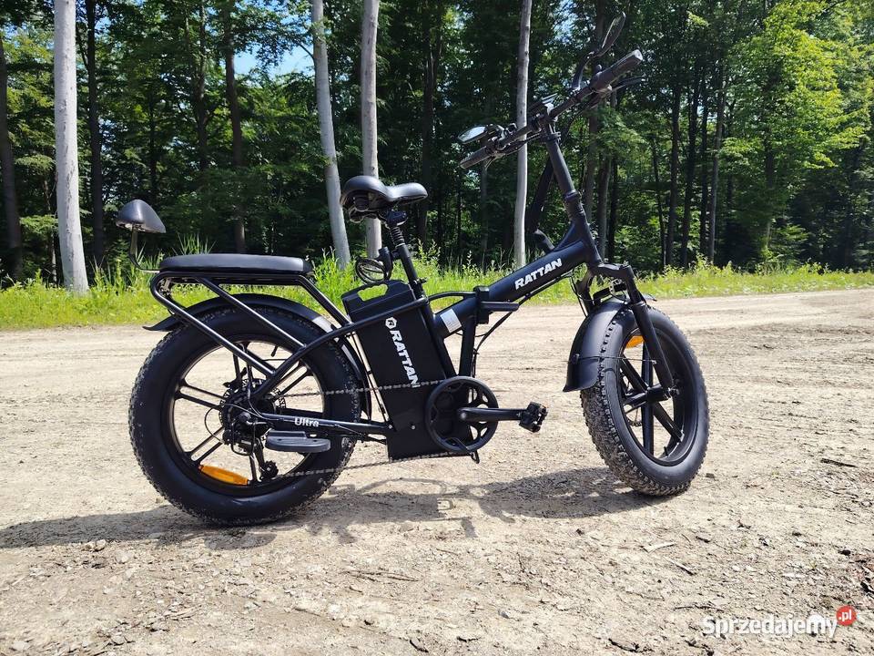 Rower Elektryczny Rattan 40 5 ah Zasięg 200 NOWY Brzozów