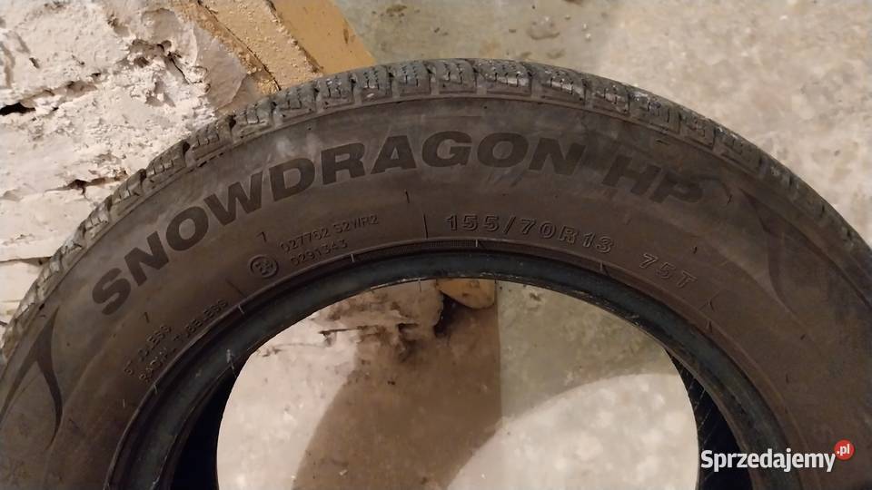 Opony zimowe R13 155 65 małopolskie Chrzanów
