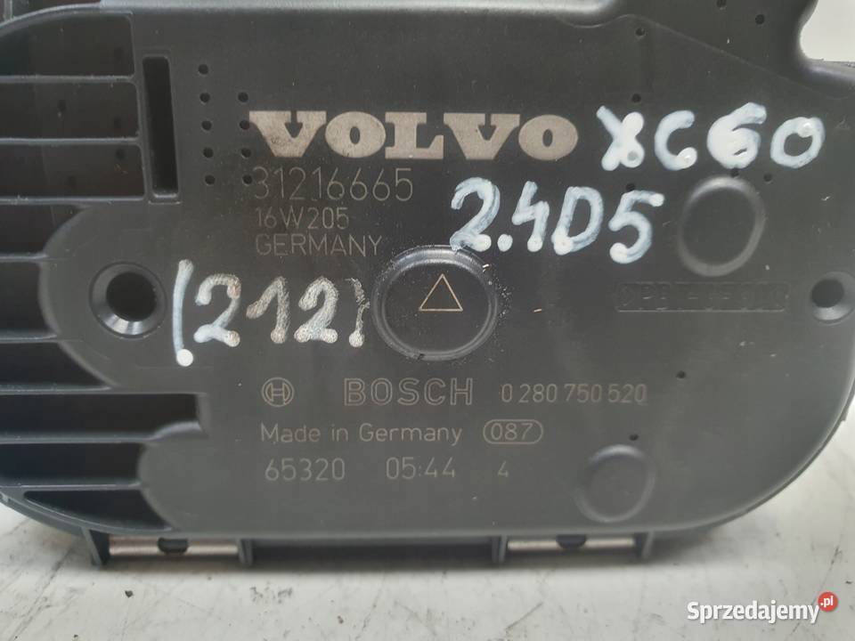 Volvo S60 II V60 20 D D3 PRZEPUSTNICA 31216665 Przepustnice Janów