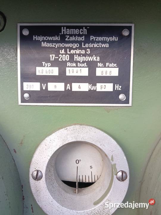 Piła tarczowa z podcinaczem Hamech KS 400 Wejherowo