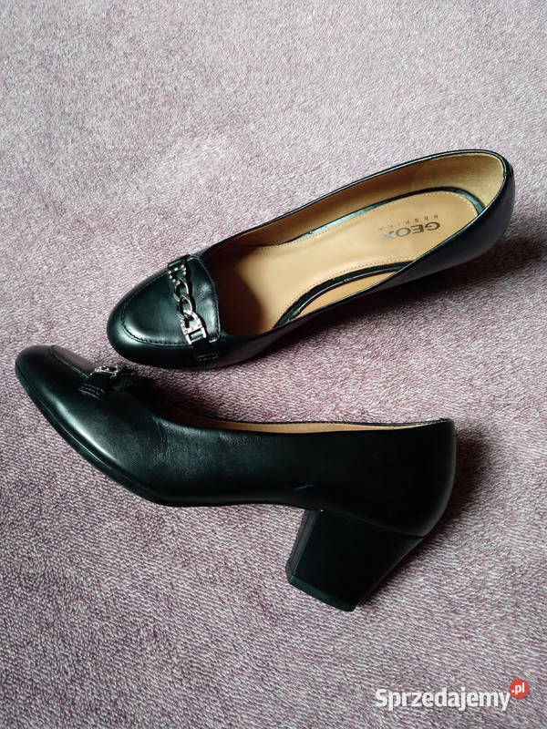 Buty półbuty czółenka damskie GEOX czarne