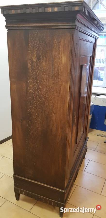 Szafa toruńska barokowa intarsjowany ok 1830 Orneta