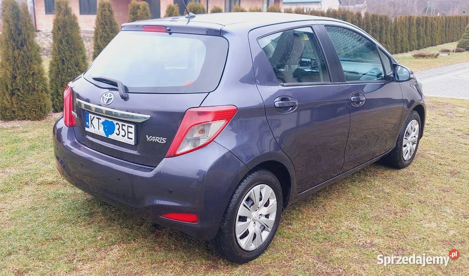 Toyota Yaris III 2012 poj 10 l Polski salon klimatyzacja Nowe Żukowice