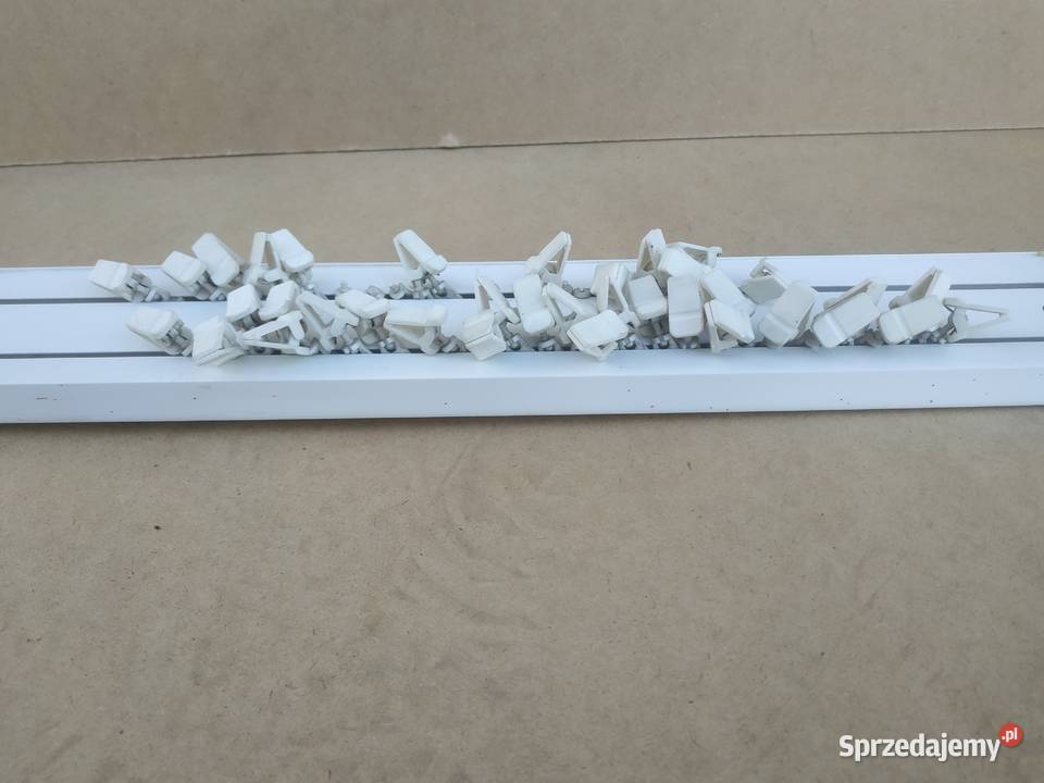 Karnisz sufitowy podwójny PCV 240 szyna sufitowa mazowieckie