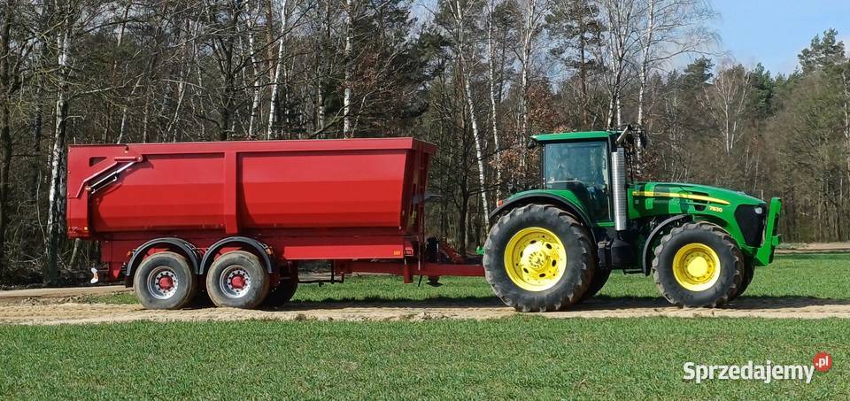 przyczepa tandem wywrotka skorupa 18 ton Białoskóry