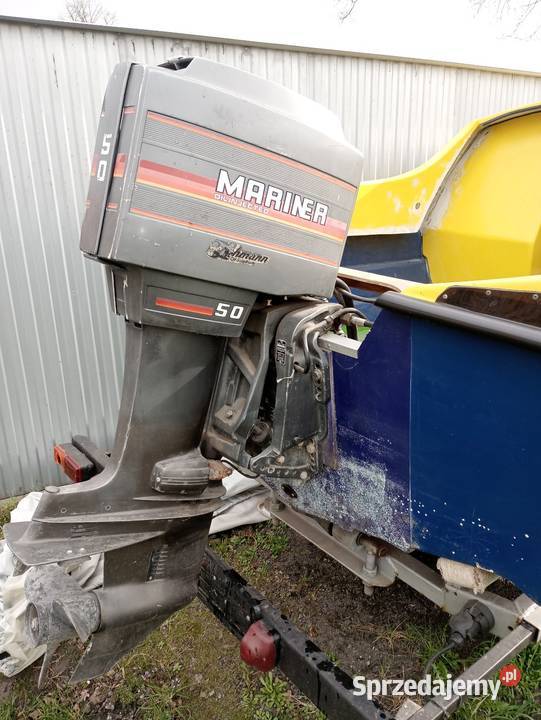 Łódź kabinowa turystyczna wędkarska do małego Lubiąż