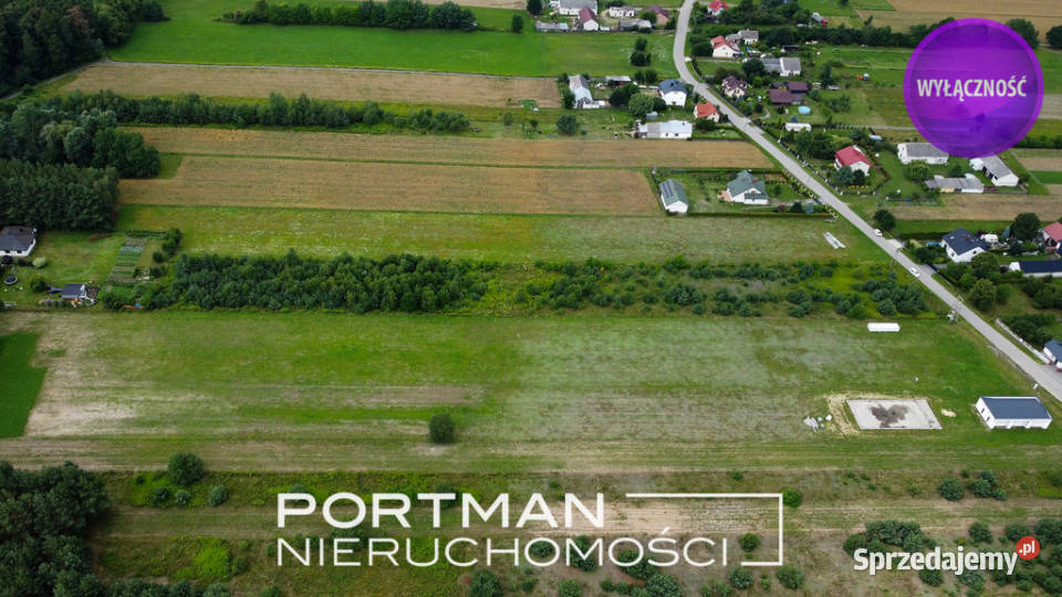 Działka NA SPRZEDAŻ 8262m2 MPZP OSIECK asfalt