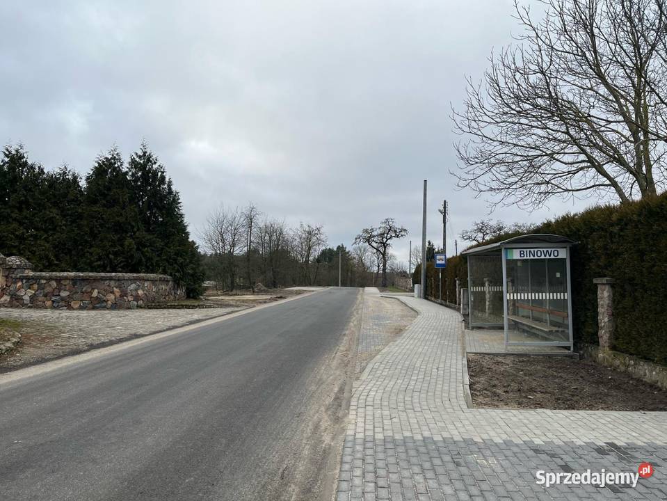 BINOWODziałka budowlana o pow1300m2 WZ Binowo