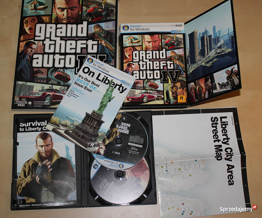 Gra GTA IV 4 PC książka Grand Theft Auto Warszaw mazowieckie Warszawa