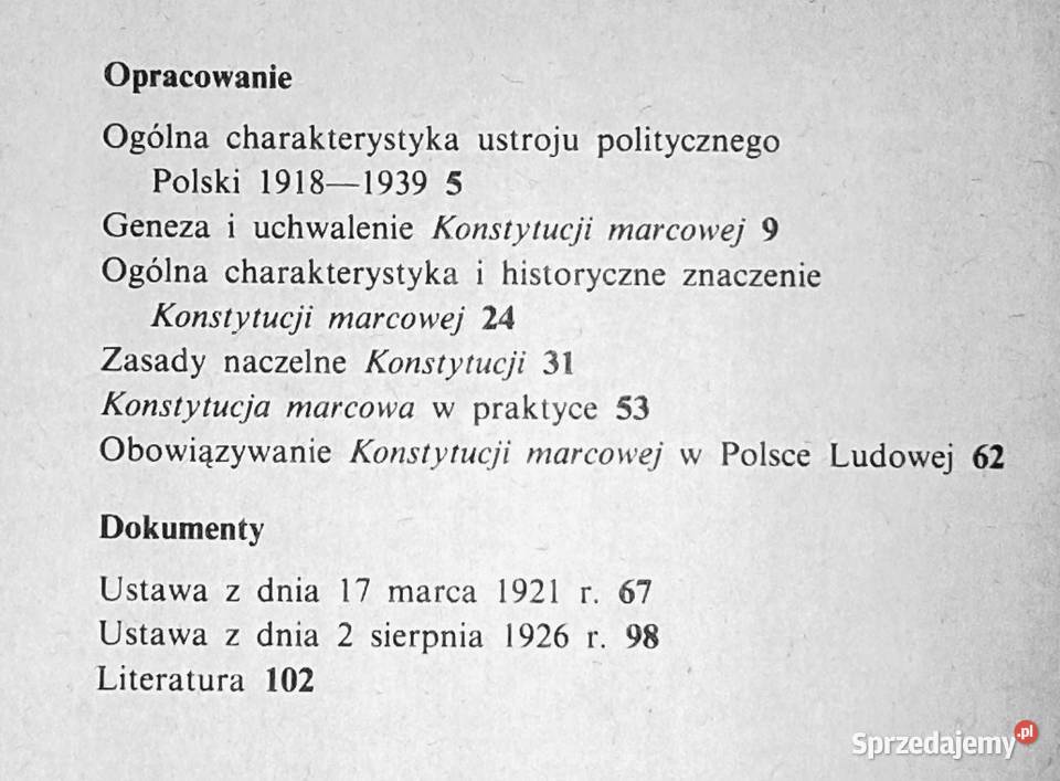 Konstytucja marcowa Dokumenty naszej tradycji Chełm
