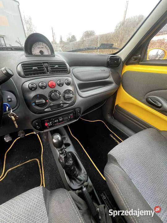 Fiat Seicento sporting 12 żółty Częstochowa