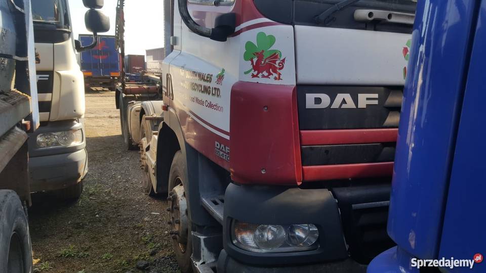 DAF CF85410 hakowiec 2007 8x4 euro 5 podkarpackie Ropczyce