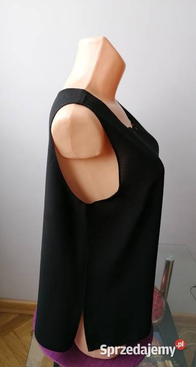 NOWA DAMSKA CZARNA BLUZKA BEZ RĘKAWÓW RXLXXL Łódź