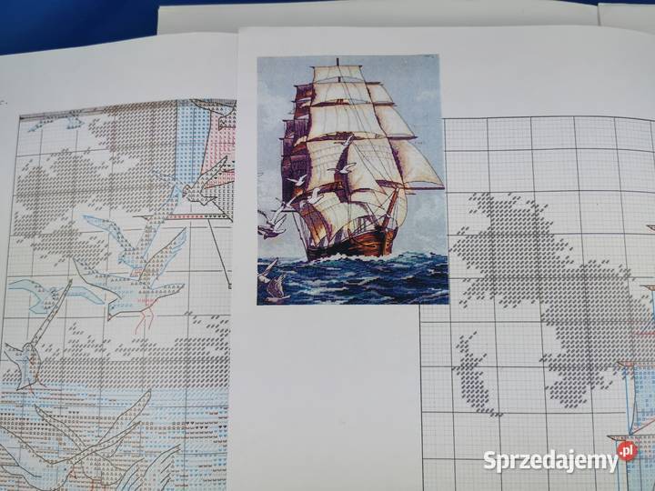 Wzory graficzne haft krzyżykowy Wiśniowa