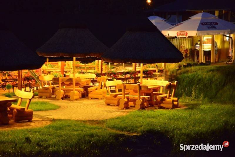 Parasol z trzciny ogrodowy strzecha meble Parasole ogrodowe wielkopolskie