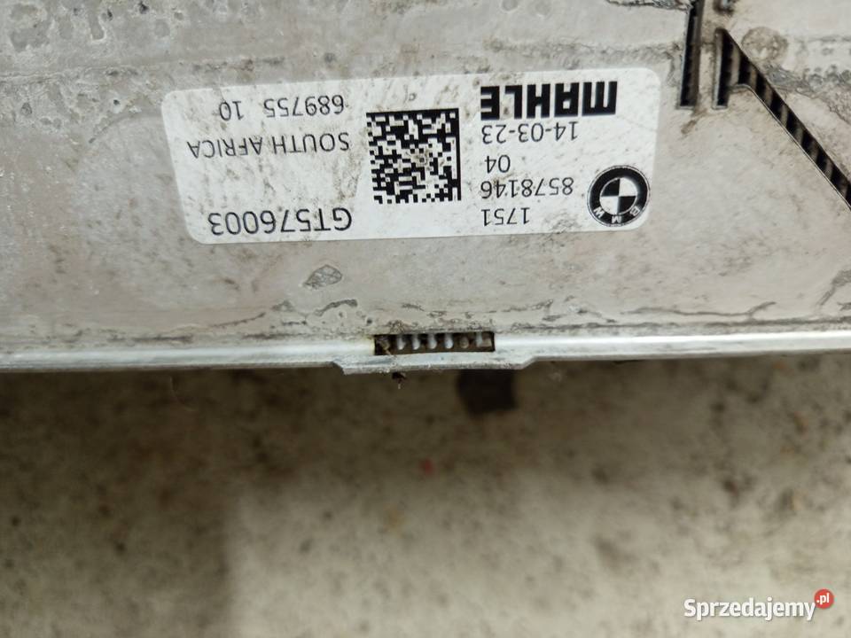 Interculer BMW X3 X4 diesel orginalny Rzeszów