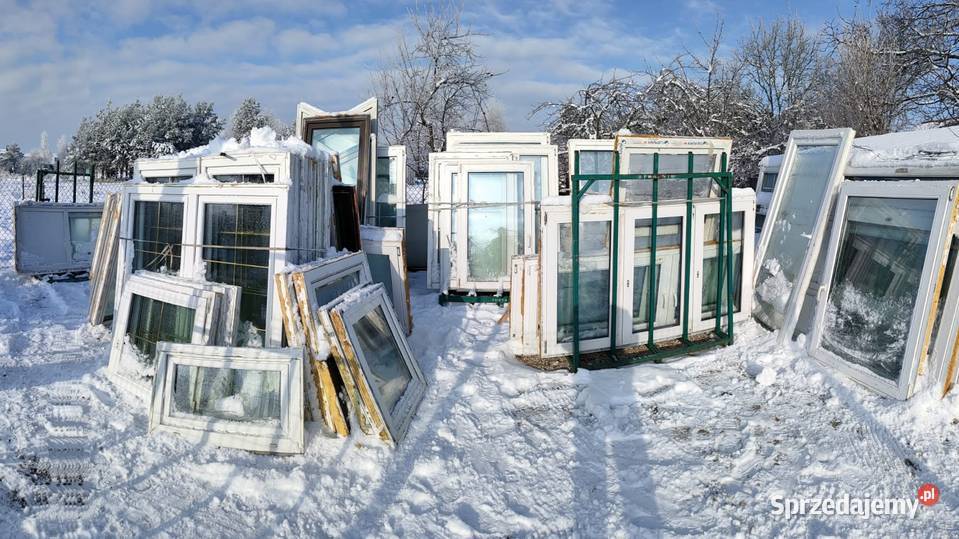 Okna plastikowe z demontażu okna pcv uzywane Okna ścienne Radomsko