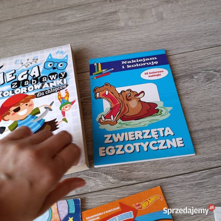 zestaw kolorowanek łamigłówek Pozostałe Pozostałe Poznań sprzedam