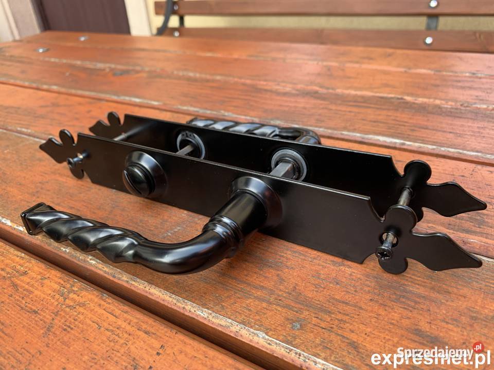 RUSTYKALNA Klamka kuta do furtki bramki drzwi Białystok