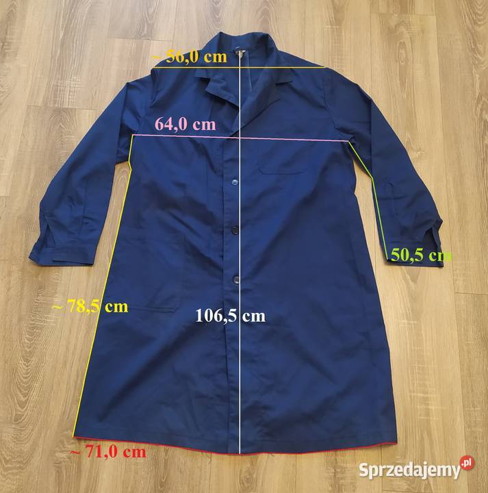 Fartuch męski ciemny niebieski Hajnówka