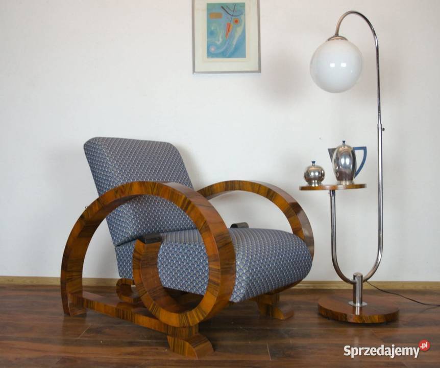 Lampa stojąca podłogowa styl Art Deco Bauhaus Warszawa