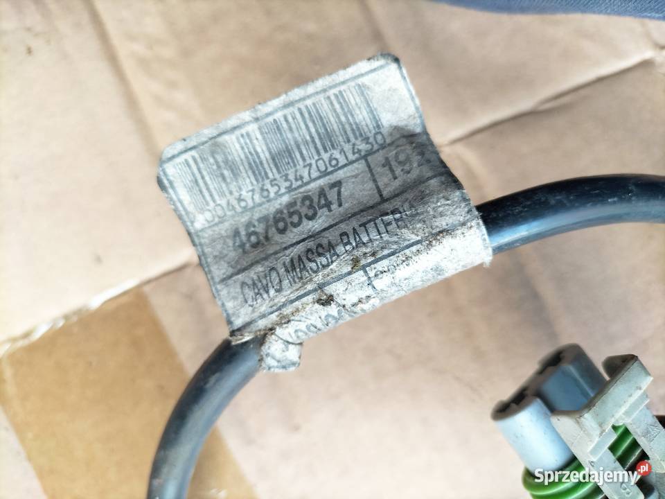 FIAT STILO 16 16V KLEMA MINUS MINUSOWA WIĄZKA osobowe lubelskie Kamień-Kolonia