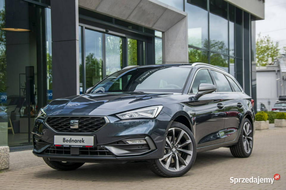 Seat Leon Sportsourer FR 15 eTSI 150 DSG DEMO IV czujnik zmierzchu Łódź sprzedam