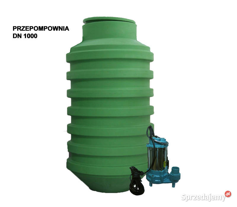 PRZEPOMPOWNIA ŚCIEKÓW DN 1000 3m KOMPLET POMPA