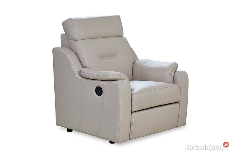 Komfortowy skórzanyfotel elektryczny PAPAVERO Warszawa