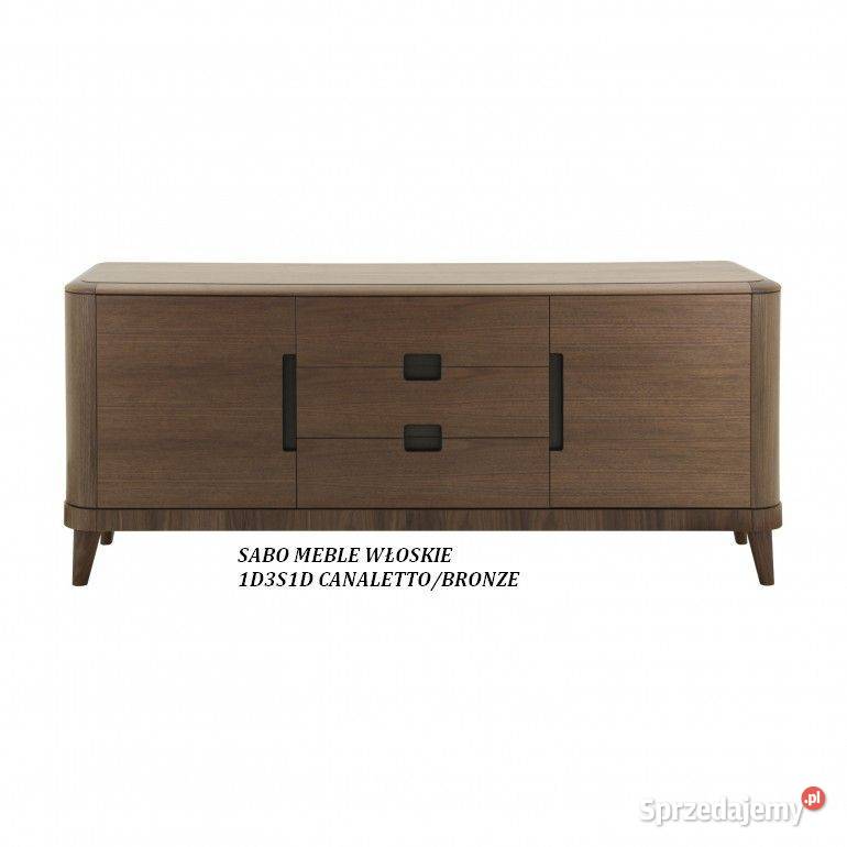 Drewniana komoda włoska w kolorze canaletto Pozostałe Przemyśl