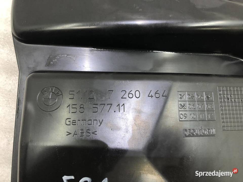 ŚLIZG ZDERZAKA PRAWY TYŁ BMW F31 7260464 wielkopolskie sprzedam