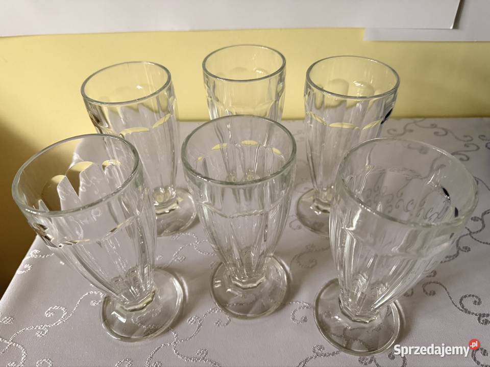 Szklanki Pucharki Lody Desery 300 ml Vintage Szklanki i kufle Czerwionka-Leszczyny