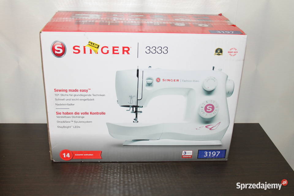 Nowa Maszyna do Szycia SINGER 3333 Fashion Mate Maszewo