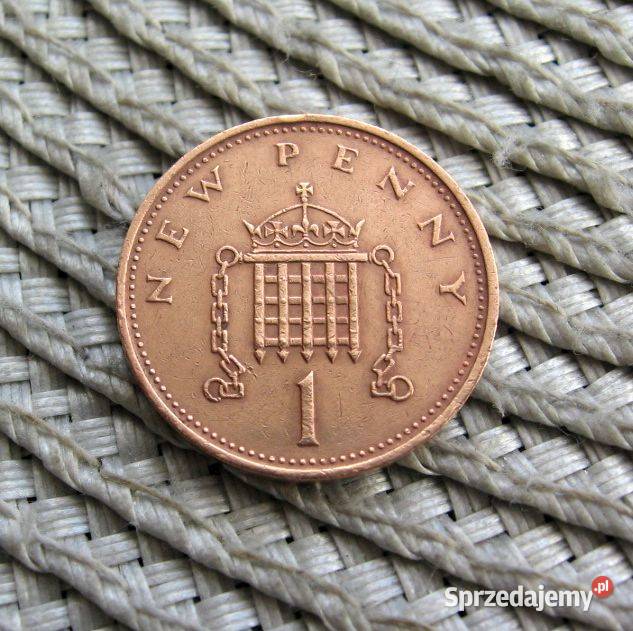 Wielka brytania 1 Pens 1971r Numizmatyka wielkopolskie