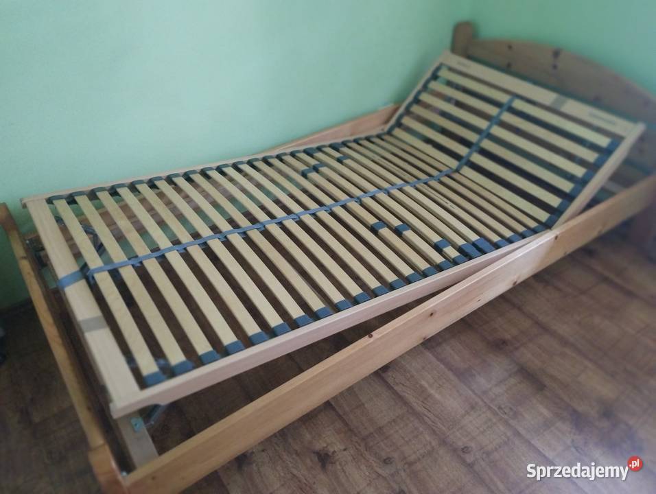 Łóżko 200x100 z materacem sosna Grotniki