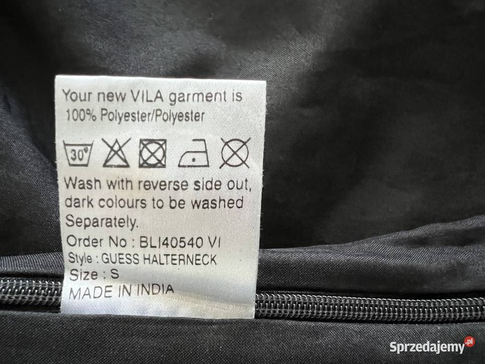 Koktajlowa bluzka na ramiączkach z koralikowym Katowice