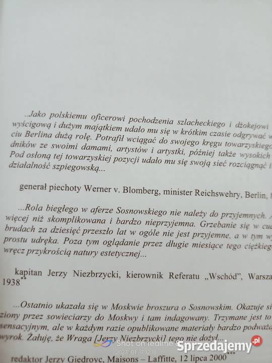 Ulanowski książki Berlińska placówka wywiadowczą Warszawa