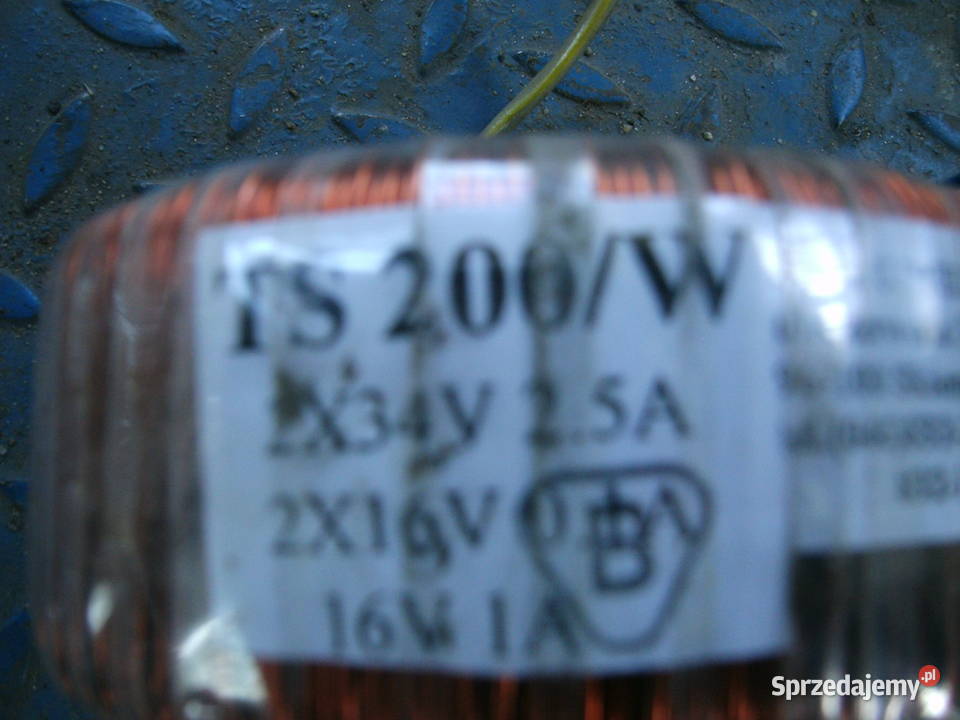 Transformator toroidalny 200W w stanie 16v 34v Pozostałe łódzkie