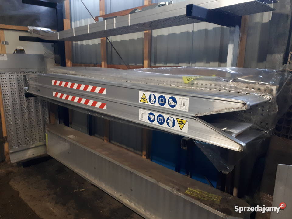 Najazdy aluminiowe 6 ton 3 m TUV Metalmec Włochy Głogoczów
