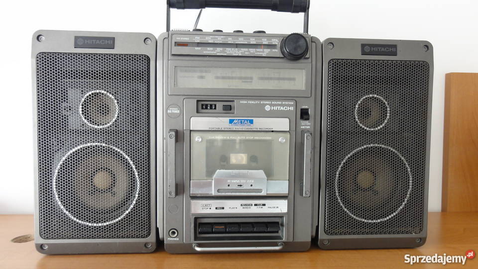 Ghettoblaster Hitachi TRK-930E – Vintage, Fonctionnel, Expédition Mondiale