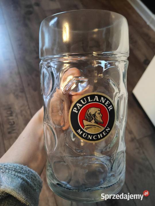 Kufle paulaner 1 L 3 sztuki nowe Istebna