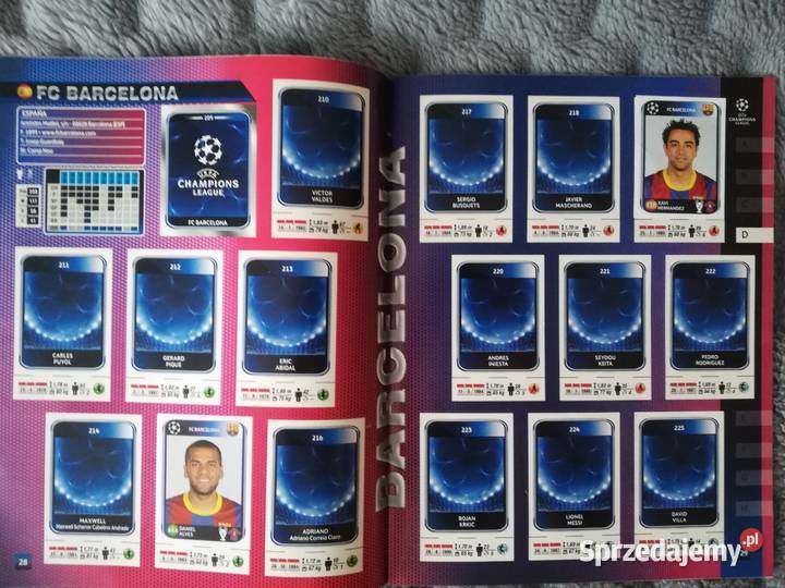 Album PANINI Champions League 20102011 Wronki
